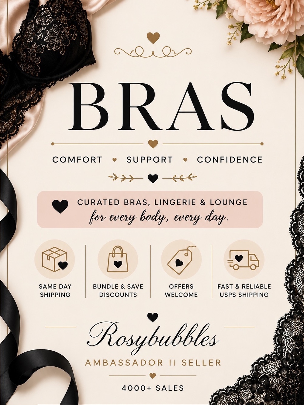 ✨ BRAS • Comfort • Support • Everyday Essentials ✨